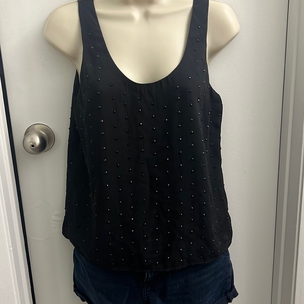 Black Express Embellished Top 🥰